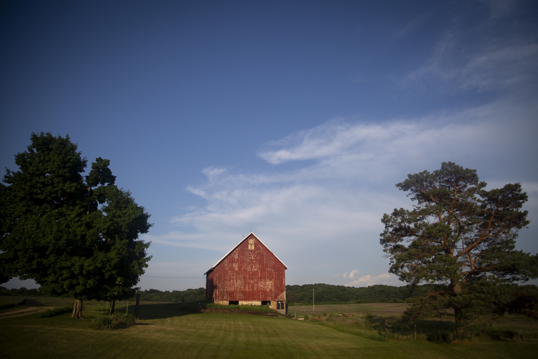 A barn sits on the Karras Loop during the RAGBRAI route inspection ride on Thursday, June 10, 2021. A small group rode the Karras Loop which bringing the days mileage to about 110 miles.