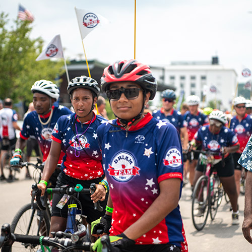 Dream Team bikers