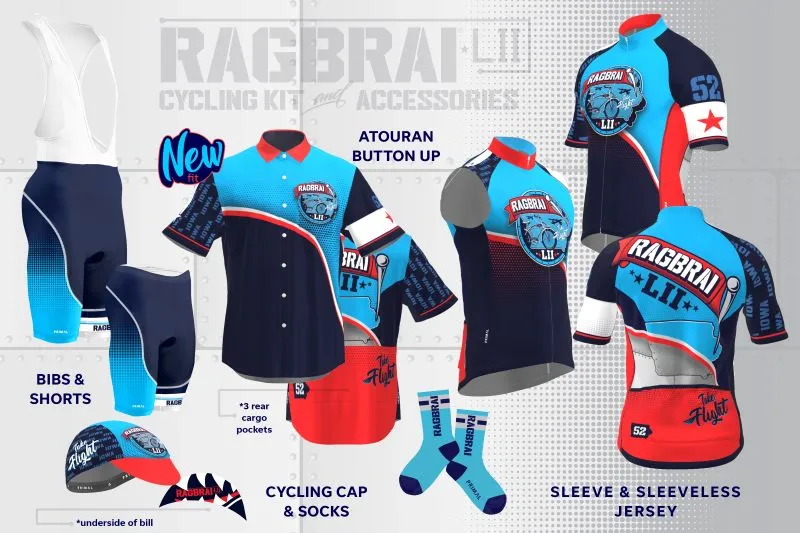 Men's RAGBRAI LII Bike Kit