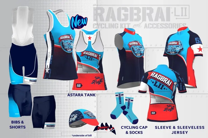 Women's RAGBRAI LII Bike Kit
