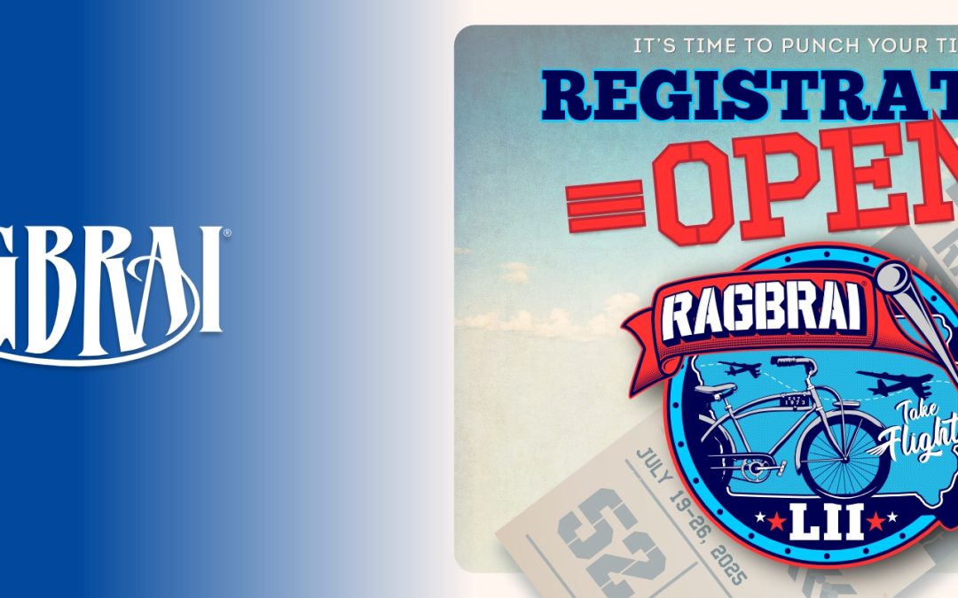 RAGBRAI LII Registration is NOW OPEN!
