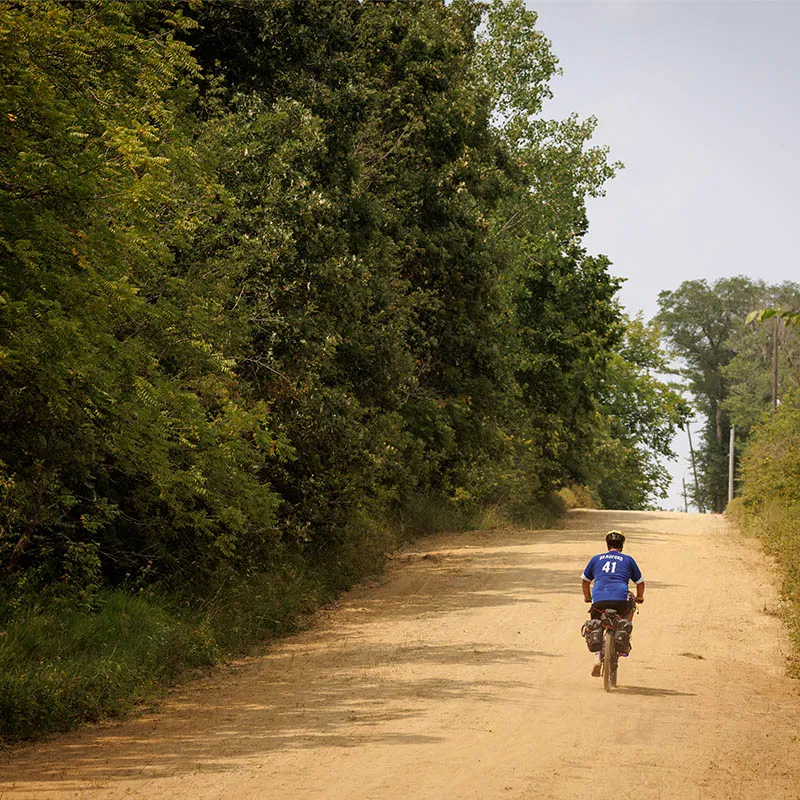 Be ready for any conditions when riding gravel on RAGBRAI, from mud, to dust, to rocky.