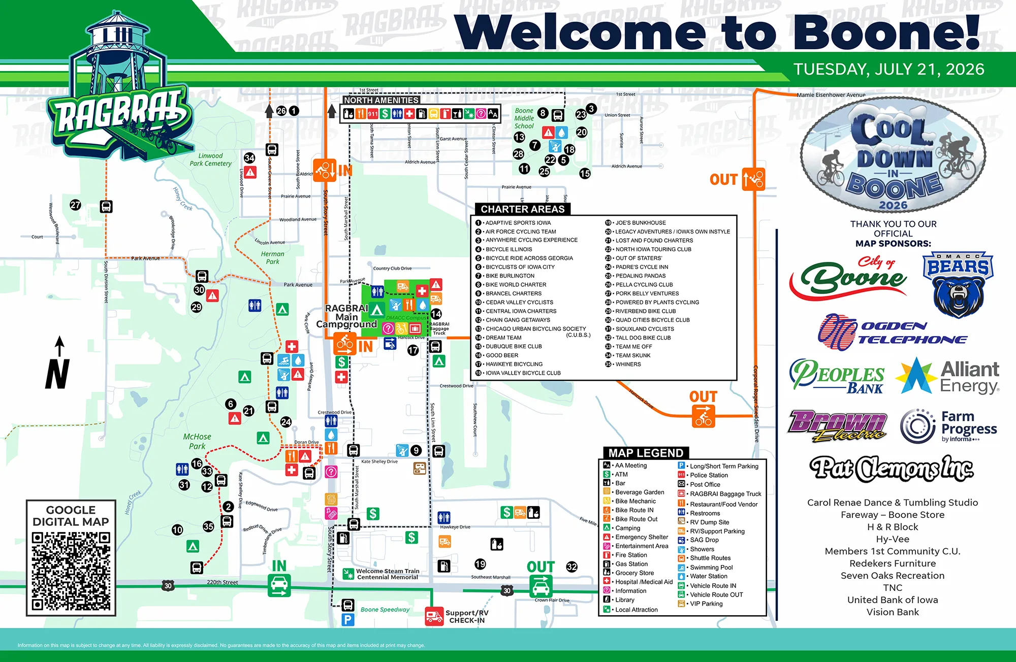 Town and Vendor Maps