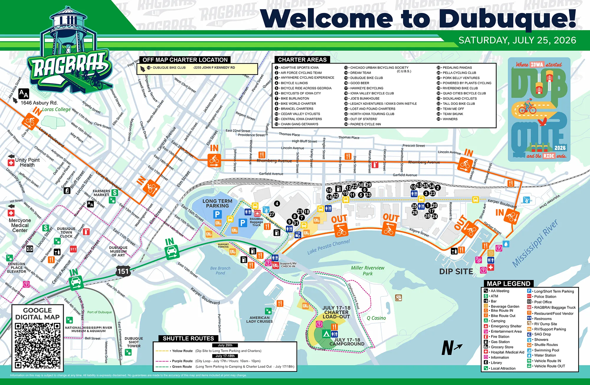 Town and Vendor Maps
