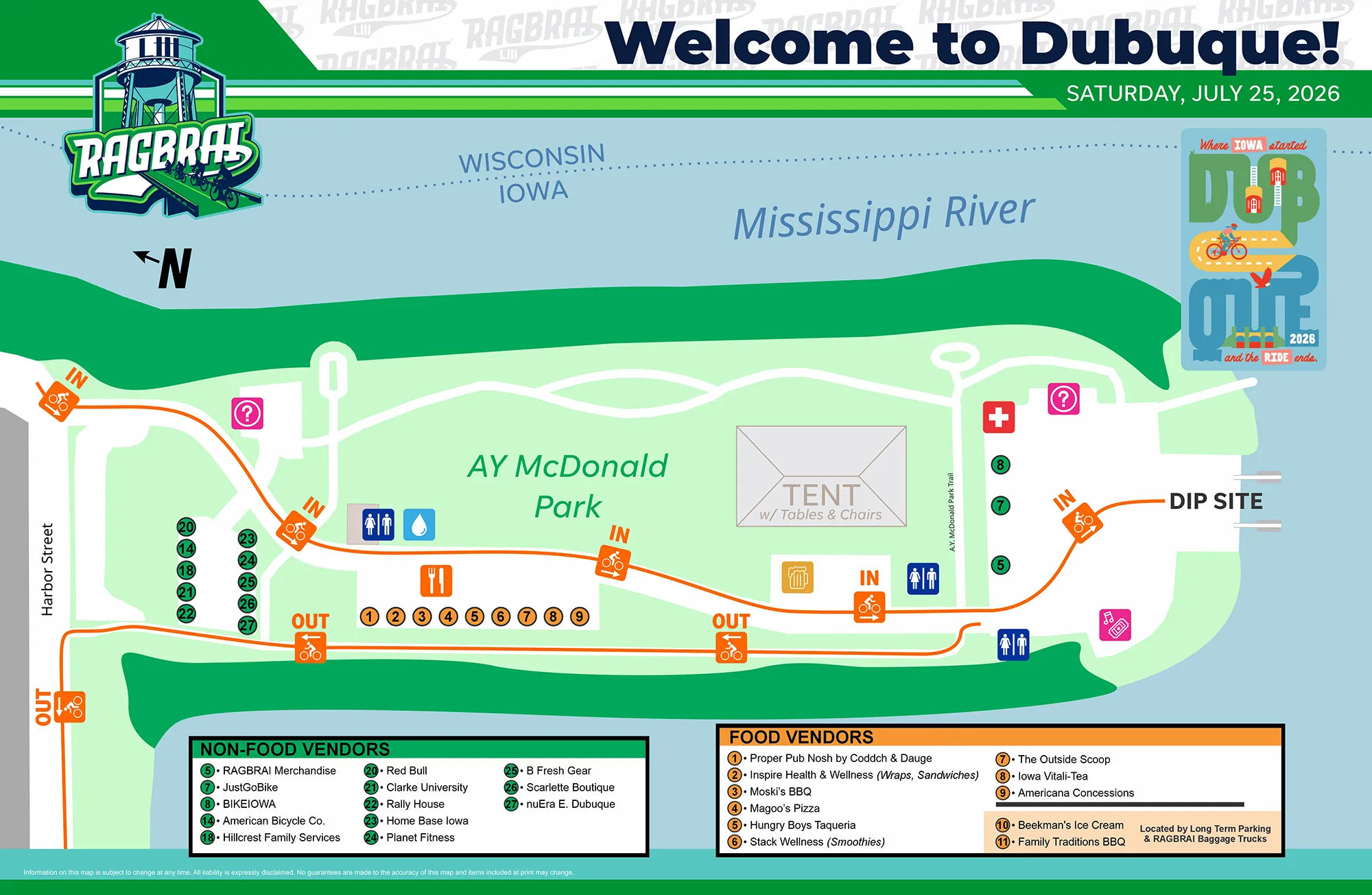 Town and Vendor Maps